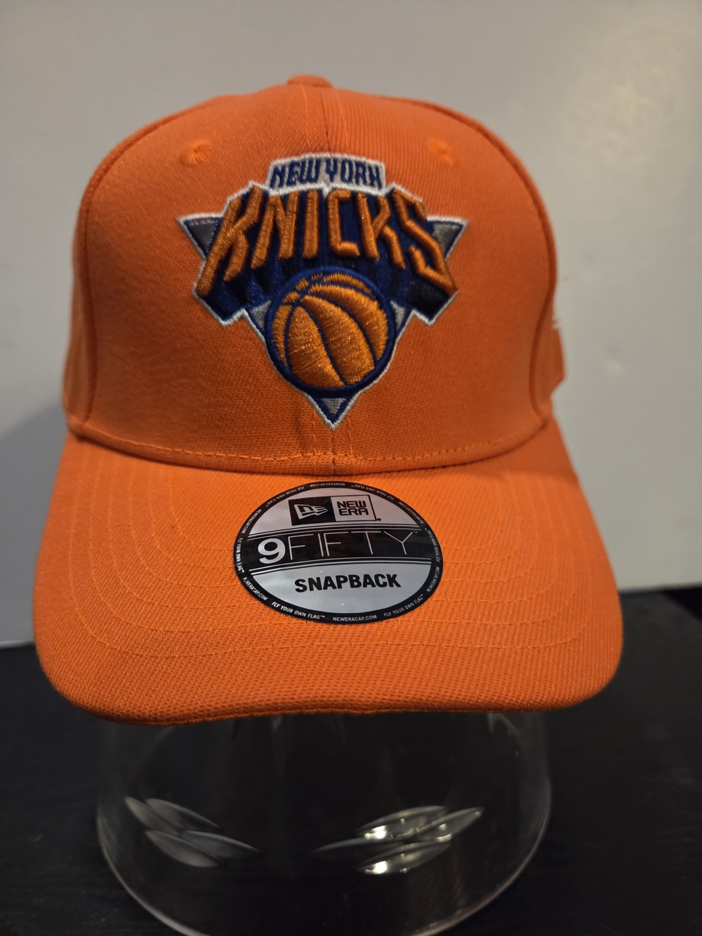 New Era Knicks Orange and Blue Snapback Cap